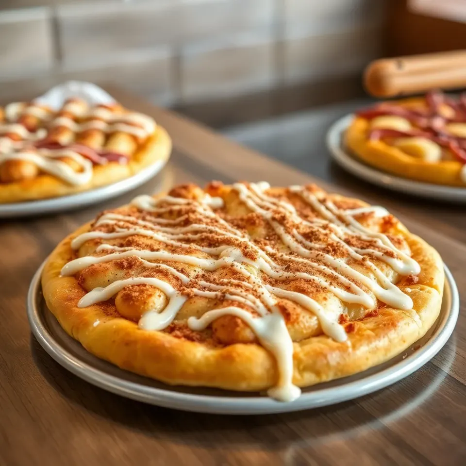 Cinnamon Dessert Pizza